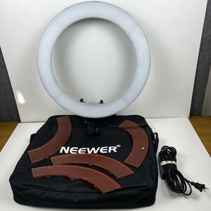 NEEWER 18" LED Ring Light RL-18 w/ Carrying Bag Adapter and Colored Filter